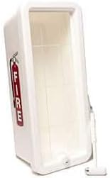 Cato 10501-H White Plastic Chief Fire Extinguisher Cabinet for 2-1/2 or 5 lb....