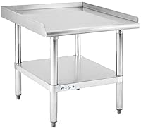 Equipment Grill Stand Table 12x24x30 Inch Stainless Steel NSF Certified 400 L...