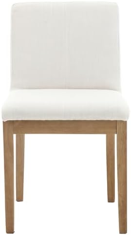 Farmhouse Kitchen Dining Room Chairs Set of 6 with Rectangle Backrest Mid Cen...