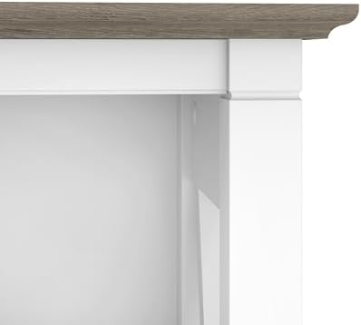 Bush Home Tall 5 Shelf Bookcase for Living Room or Home Office, Large Bookshe...