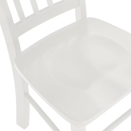Boraam Shaker Dining Room Side Chairs, Set of 2 – Cream Finish