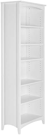 Camaflexi Shaker Style Bookcase, 72", White