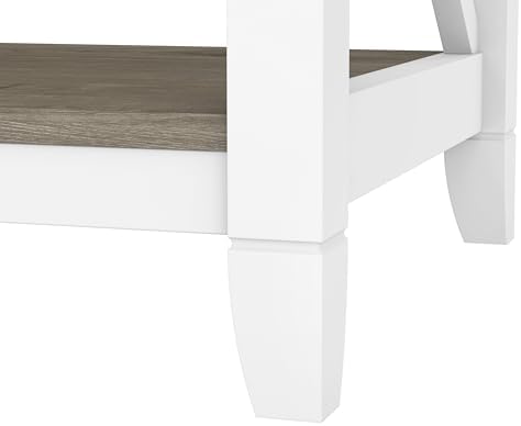 Bush Home Tall 5 Shelf Bookcase for Living Room or Home Office, Large Bookshe...