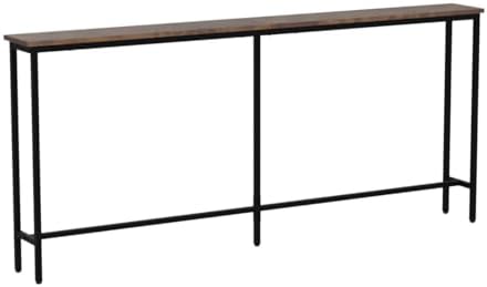 CAPHAUS 63” Narrow Long Console Table for Entryway, Classic Design Sofa Livin...