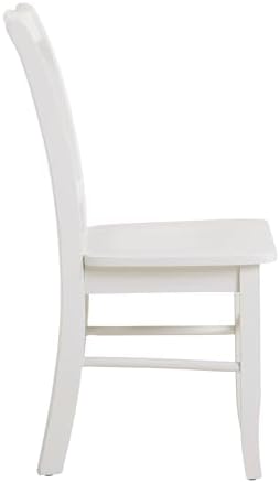 Boraam Shaker Dining Room Side Chairs, Set of 2 – Cream Finish