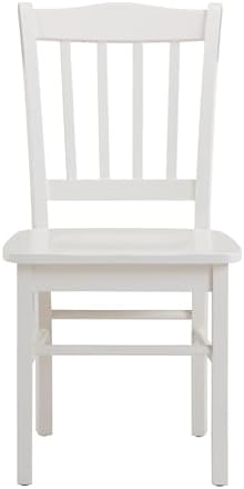 Boraam Shaker Dining Room Side Chairs, Set of 2 – Cream Finish