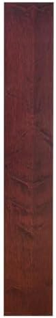 BOWERY HILL Traditional 84" Tall 12-Shelf Double Wide Wood Bookcase, Che...