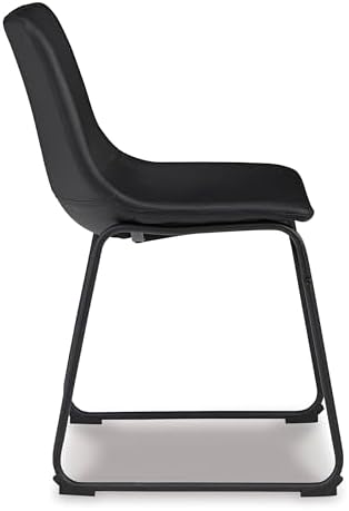Signature Design by Ashley Centiar Dining Chairs Set of 2, Black