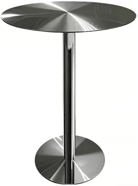Round Bar Table,Sofa Side Table for Living Room,Freestanding Breakfast Desk w...