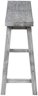 Boraam Sonoma Counter Height Backless Bench - Storm Gray Wire-Brush