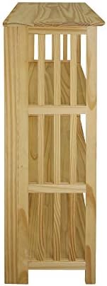 Casual Home Soho Manhattan 4-Shelf Folding Bookcase 26"" Wide - Nat...
