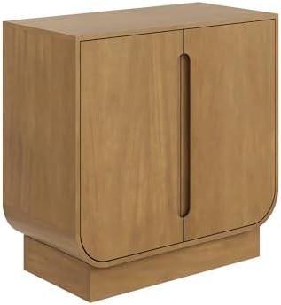 Nathan James Joey Mid Century Modern Buffet Sideboard Storage Cabinet, Arched...
