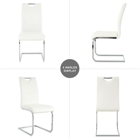 yeag Modern Dining Chairs Set of 4, Kitchen & Kitchen Room Chairs, with S...