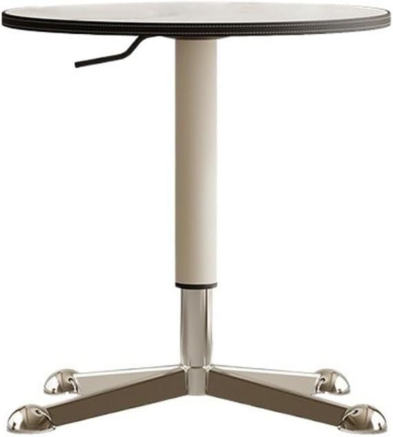 Rustic Side Table Movable Rock Slab Side Table Living Room Creative Multifunc...