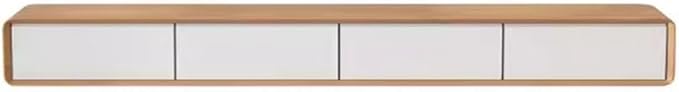 Wooden Floating TV Stand - 62/78/94'' Wall Mounted TV Cabinet, Simple...