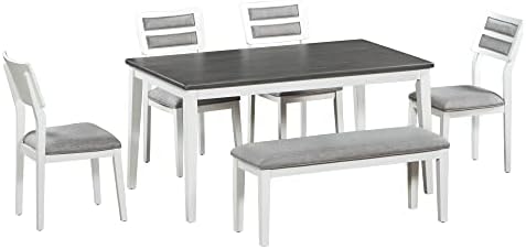 Harper & Bright Designs Classic and Traditional Style 6 - Piece Dining Se...