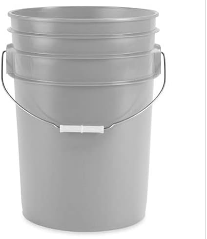 House Naturals 6 Gallon Food Grade Bucket Pail with Black AirTight Screw on L...