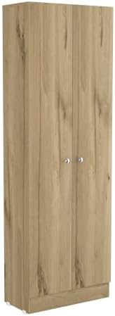 71" Tall Kitchen Pantry Cabinet with Storage, 2-Door Cupboard Credenza B...
