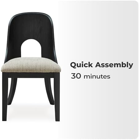 Signature Design by Ashley Rowanbeck Contemporary Armless Herringbone Upholst...