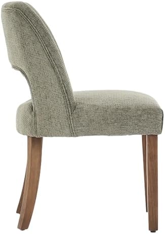 VKNOW Dining Chairs Set of 4, Fabric Dining Chairs, Green