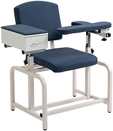 MedStock Blood Drawing/Phlebotomy Chair for Medical Labs and Professional Cli...