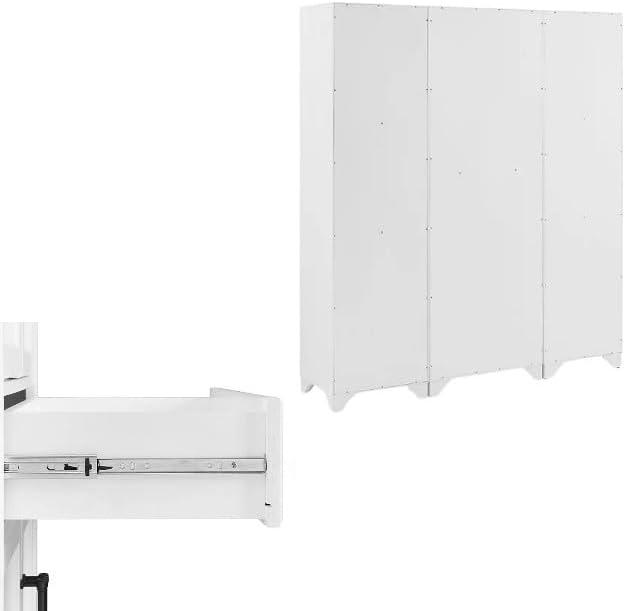 3-Piece Kitchen Storage Cabinet Set, Tall Pantry with Shelves and Drawers, Mo...