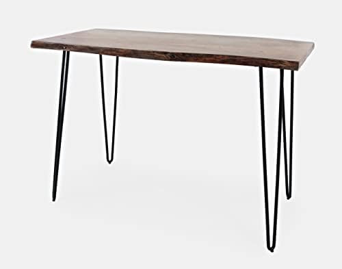 Jofran Nature's Edge 52" Farmhouse Dining Table - Solid Wood Counter...