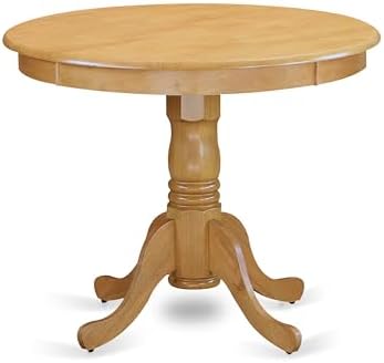 East West Furniture ANVA3-OAK-C 3 Piece Kitchen Table Set for Small Spaces Co...
