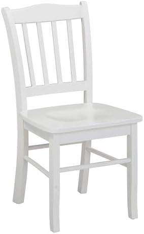 Boraam Shaker Dining Room Side Chairs, Set of 2 – Cream Finish