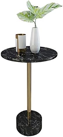 Telephone Table, Side Table Marble Mini Small Round Table Telephone Table Cof...