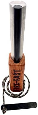 Fire-Fast Trekker. Best Emergency Waterproof Survival Fire Starter. Magnesium...