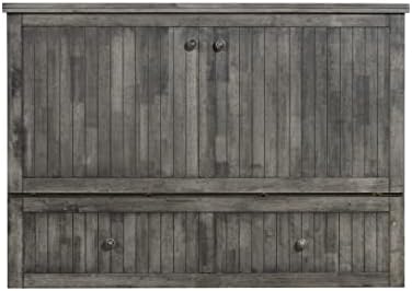 Mega Solutions Murphybedz Tuscany Murphy Cabinet Chest Bed with Charging Stat...