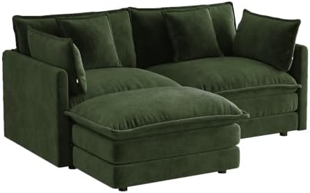mikibama Modular Sectional Sofa, 70.8 Inch L Shaped Couch Set for Living Room...