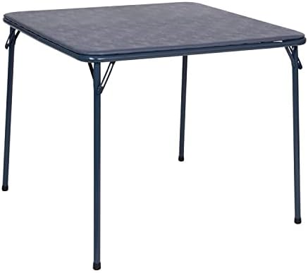 Flash Furniture Madison 5-Piece Folding Card Table and Chair Set, Navy