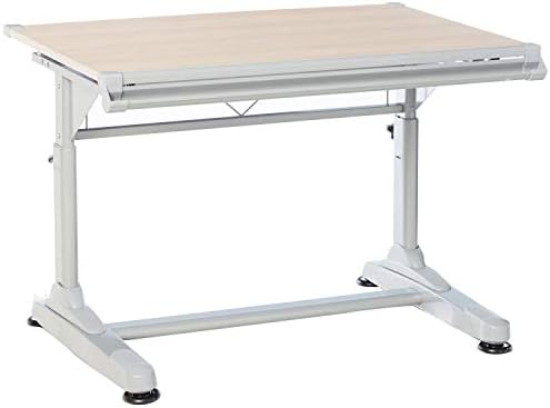 Stand Up Desk Store Adjustable Height and Angle Drafting Table Drawing Desk w...