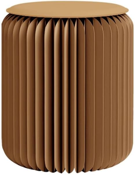 Home Furniture Modern Design Accordion Portable Folding Paper Stool Kraft Pap...