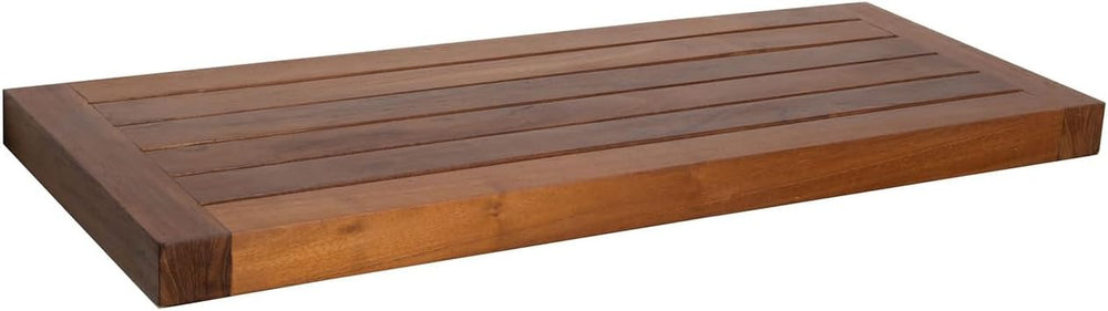 AquaTeak The Original 24" Moa Floating Teak Wall Shelf