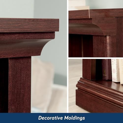 Sauder Miscellaneous Storage 3-Shelf Bookcase/ Book shelf, Select Cherry finish
