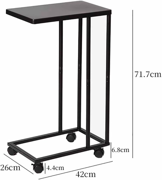 C-Shaped Sofa Side Table, Couch Side Tables That Slide Under, C Table End Tab...