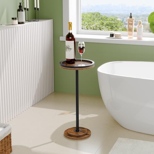 HOOBRO Small Round Side Tables, Drink Tables, Coffee Martini Tables