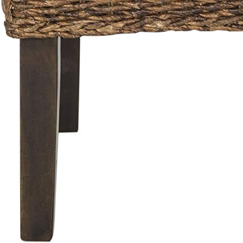 SAFAVIEH Avita Wood Dining Chair Set of 2, 18.5" Seat Brown SEA8012B