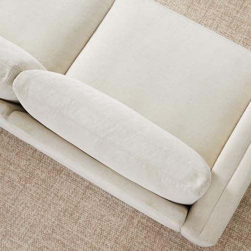 CHITA 114” Super Large Sectional Modular Sofa, Down Filled, 5 Seat, Linen | D...