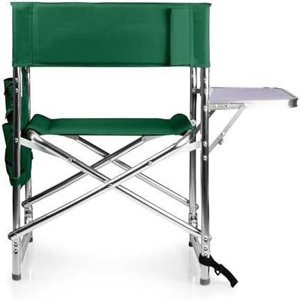 PICNIC TIME Sports Chair with Side Table and Armrest Caddy, Lightweight Alumi...