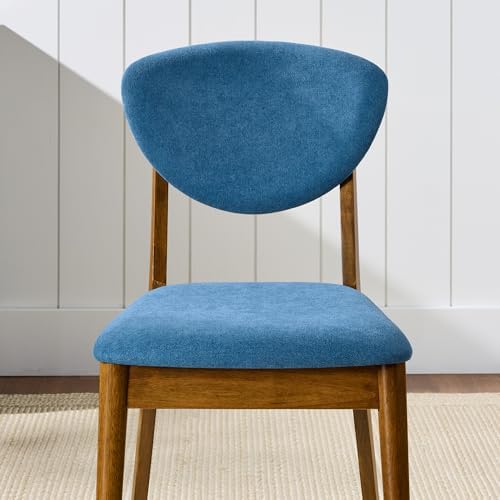 Best Choice Products Dining Chairs Set of 2, Mid-Century Modern Upholstered W...