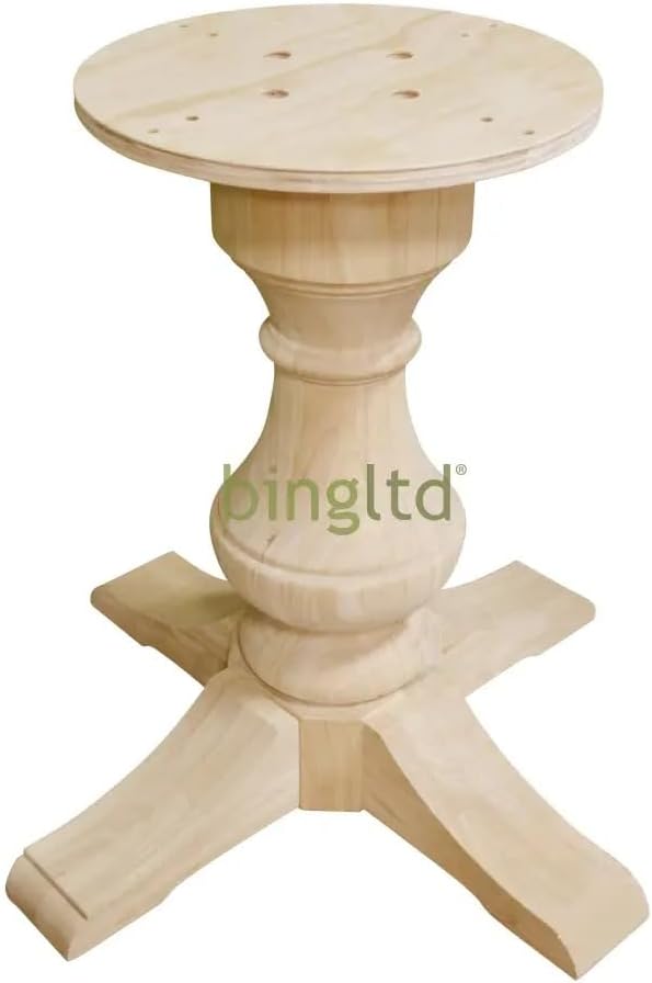 BingLTD - 29" Tall Taylor Round Pedestal Table Base (PD-R2901-RW-UNF)
