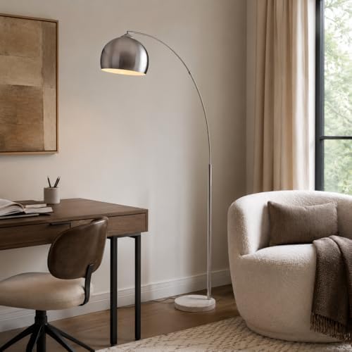 Teamson Home Arquer 68.1" Arc Floor Lamp for Living Rooms, Home Offices,...