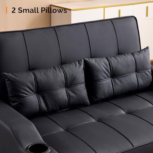 VINGLI Convertible Loveseat Sleeper Sofa Bed, Pullout Couch for Living Room |...