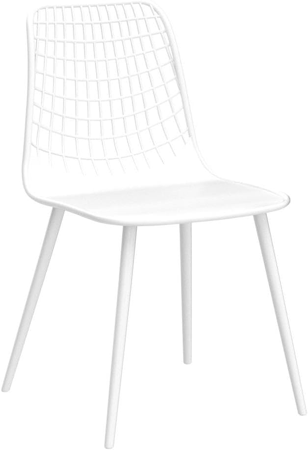 Poly & BARK Marais Modern Dining Chairs Set of 4 – Mid Century Modern Pla...