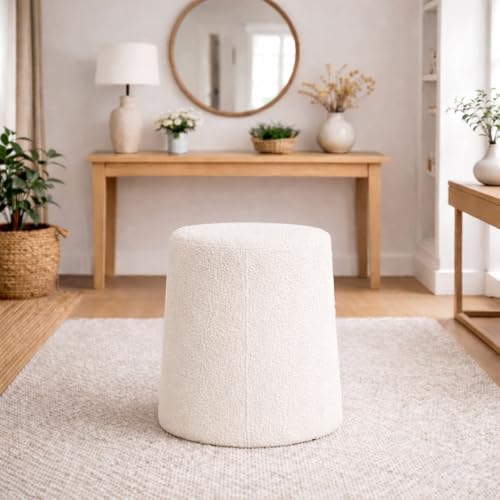 HomePop Organic Shape Ottoman (No Lid, Seat Only) | HomePop Home Décor | Roun...