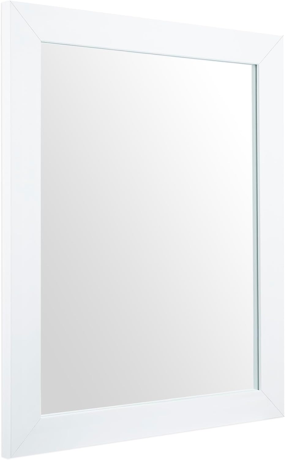 Rectangular Wall Mirror 20x16 Inch Bathroom Mirror for Over Sink, White